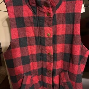 Dylan Cozy Flannel Vest